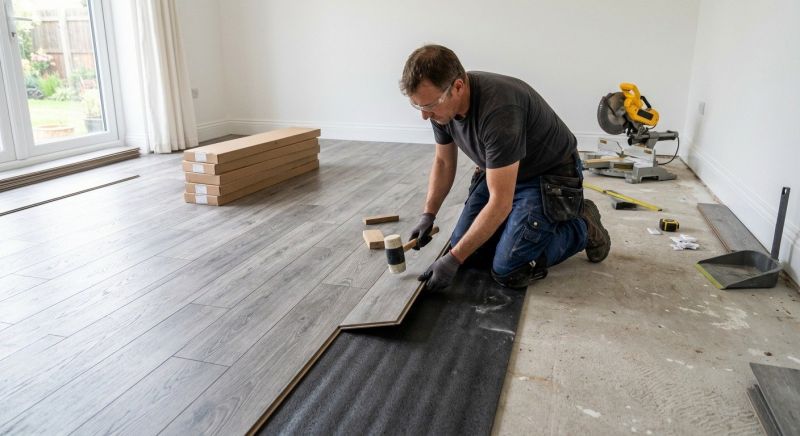 Laminate Floor Replacement in Andover, OH