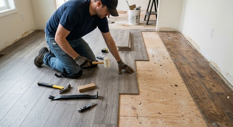Laminate Floor Replacement in Girard, OH