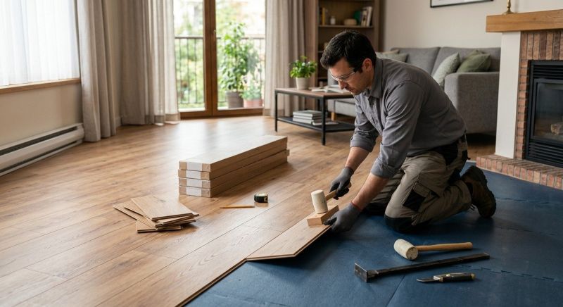 Laminate Floor Replacement in Kinsman, OH