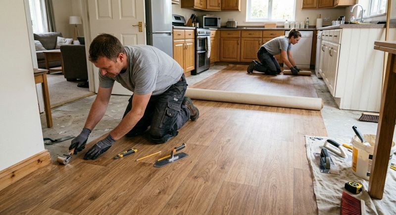 Linoleum Floor Installation in Mercer County, PA