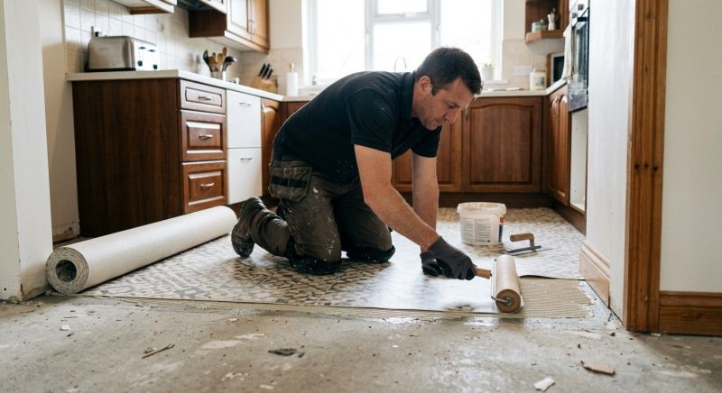 Linoleum Floor Installation in Vienna, OH
