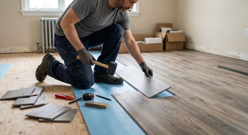 Linoleum Floor Installation in Warren, OH