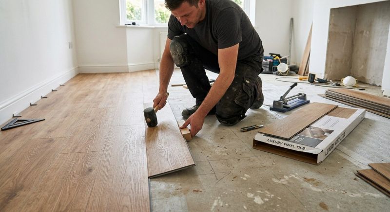 Luxury Vinyl Tile Installation in Trumbull County, OH