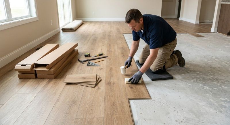 Lvt Flooring Installation in Vienna, OH