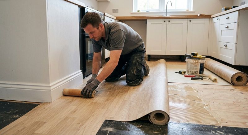 Sheet Linoleum Installation in Grove City, PA