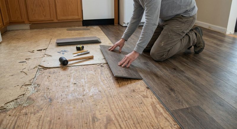Vinyl Floor Replacement in Mercer County, PA